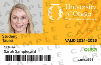 Student ID Card Front face image