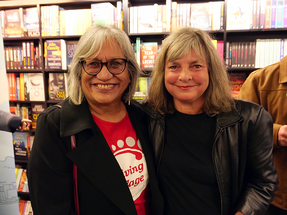 Muriel Tunoho and Lyndy McIntyre at the Power to Win book launch