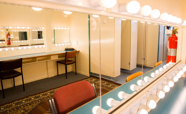 Allen Hall dressing room image