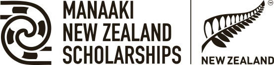 Manaaki New Zealand scholarships logo