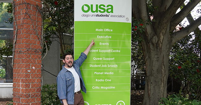 OUSA president Liam White