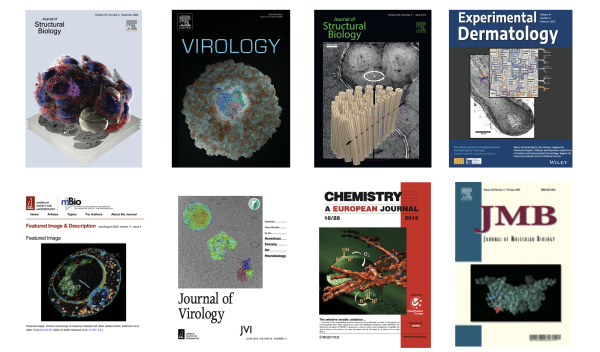 Eight book covers from Diploma, MSc or PhD projects