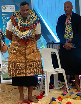 Ua fa’afetai”, a Samoan song of thanksgiving performed at the successful conclusion of Oka’s defence at the Samoan High Commission in Wellington, New Zealand.  