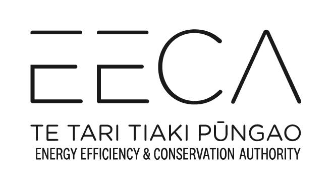 EECA logo reading: Te Tari Tiaki Pūngao / Energy Efficiency & Conservation Authority
