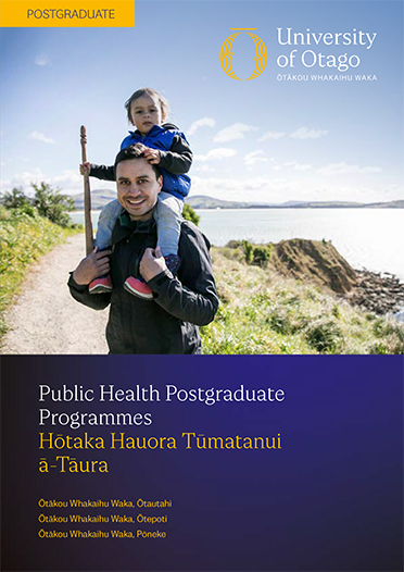 Cover image featuring a child on an adult's shoulders on a coastal track