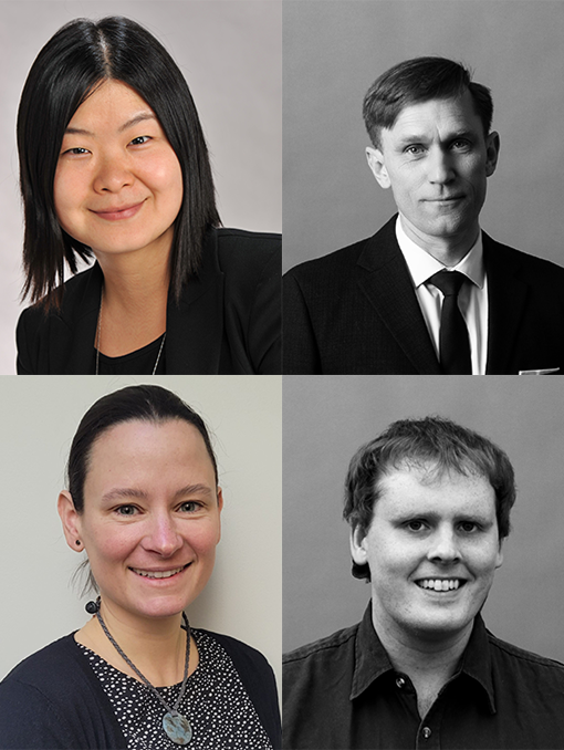 Clockwise from top left, Mei Ping, Niels Kjaergaard, Mathew Chilcott and Nina Dickerhof.Dickerhof and Harold Schwefel. 