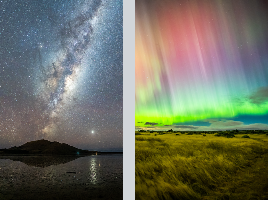 Milky Way and Aurora Australis