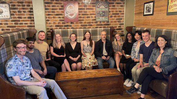 A photo of the Bostina Lab students 2023