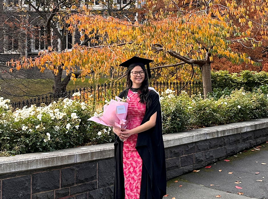 Otago alumna Cornelia Chan graduated with a BRT last year and now works as a radiation therapist in Wellington.