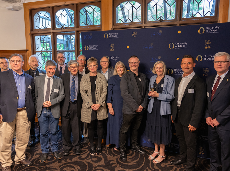 Some of Otago's 'Leading Thinkers' at the function.