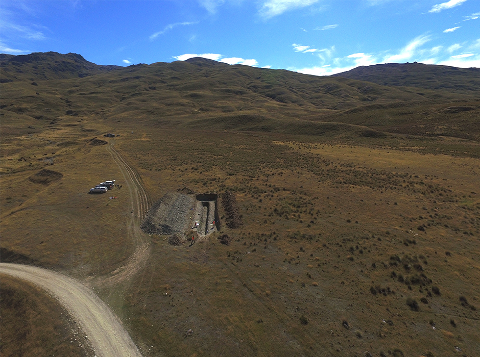 Researchers excavated a trench near the Nevis-Cardrona Fault in western Otago to determine when prehistoric earthquakes took place. 