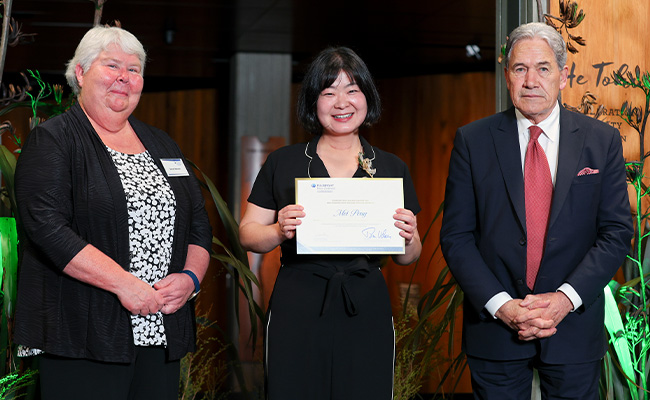 Dr Mei Peng, senior lecturer in the Department of Food Science, received a Fulbright New Zealand 2024 NZ Scholar Award