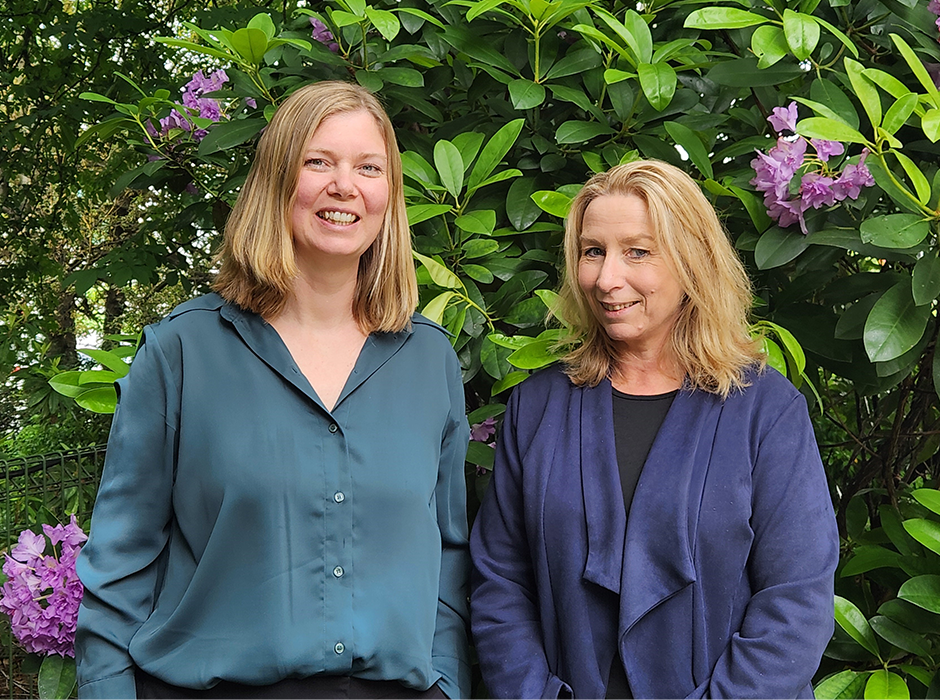 Dr Silke Neumann (left) and Professor Julia Horsfield 