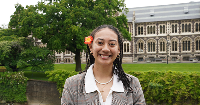 Leni Leota, who is graduating today with a Bachelor of Medicine and a Bachelor of Surgery.