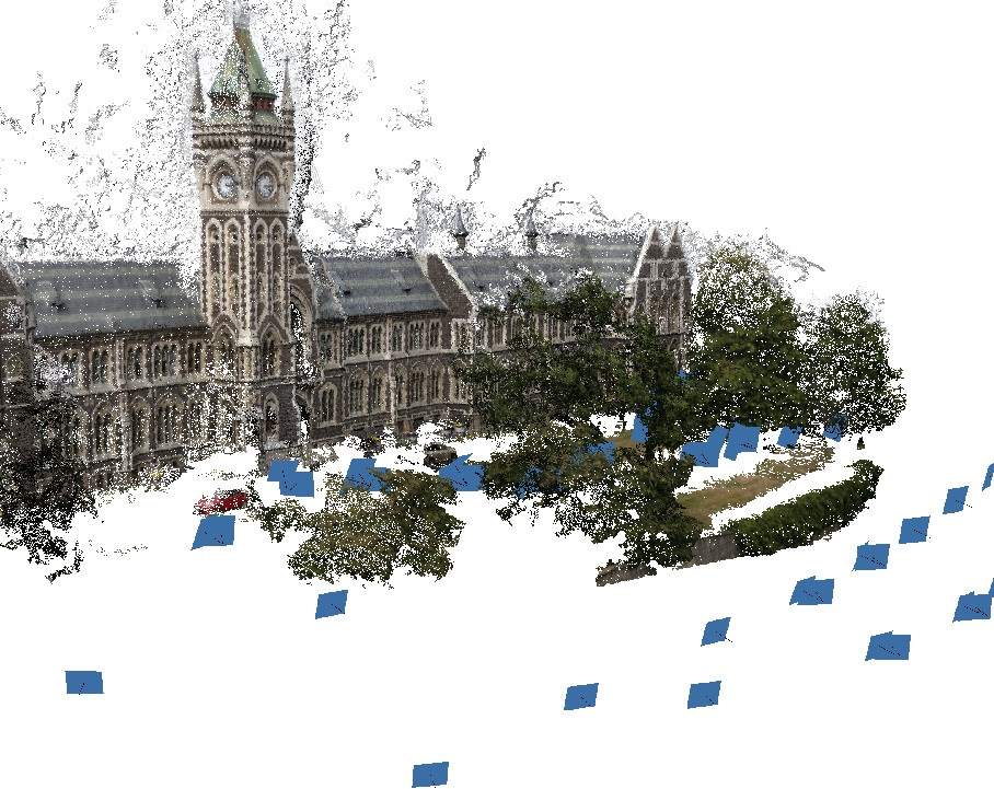 Multiview and modelling of the University of Otago clocktower